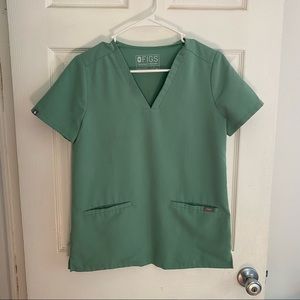 Jade Green Figs Top XS